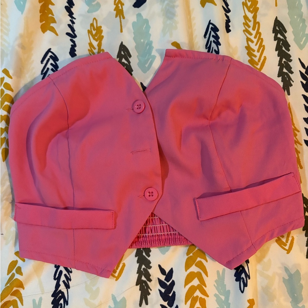 SHEIN Vibrant Pink Top